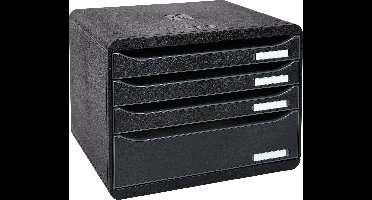 Exacompta Ladenbox BIG BOX PLUS HORIZON MAXI 4 laden Iderama - Zwart - 315714D