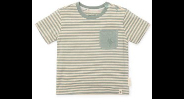 Shirt korte mouw - Wit - Forest Friends - Stripe-86