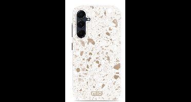 MIO by Mobilize Hoesje | Geschikt voor Samsung Galaxy A35 | Compatibel met MagSafe / Qi2 | Hard Shell Back Cover | Soft Terrazzo