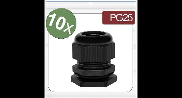 Quadrios 24CA385 Wartel PG25 Polyamide Zwart 10 stuk(s)