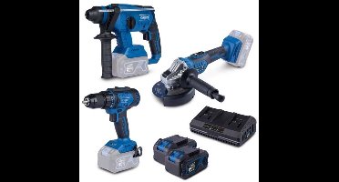 Combinatieset 5 draadloze gereedschappen - C-DD45-X, BC-AG125-X, SDBC4.5A, 2x SBP4.0, BC-RHD230-X