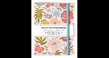 Wachtwoordenboek Interstat softcover 144vel 120x160mm Soft Floral