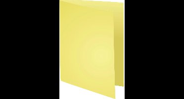 Exacompta 5x SUPER 160 - Pak van 100 dossiermappen 160g/m2- 24x32 cm voor A4. - Kanariegeel - 340005E