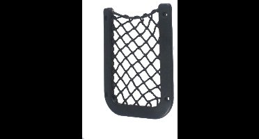 Opbergnet zwart voor mobiele telefoons 126mm x 97mm