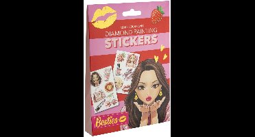 Besties Diamond Painting Stickers, 12dlg.