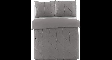 Papillon Canberra - Dekbedovertrek - Tweepersoons - 200x200x/220 cm + 2 kussenslopen 60x70 cm - Grijs