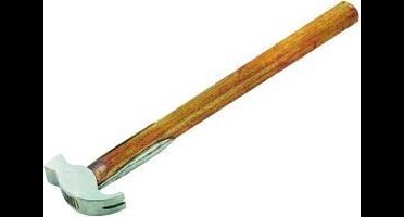 Hoefbeslaghamer gesmeed, houten steel