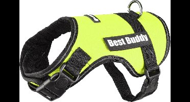 Flamingo Uranus - Harnas Honden - Harnas Best Buddy Uranus Neon Groen S 50-70cm 25mm - 1st - 122757 - 1st