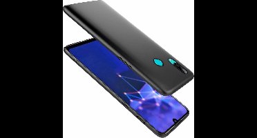 Ntech Hoesje Geschikt voor Huawei P Smart (2019) Case TPU Hoesje Zwart