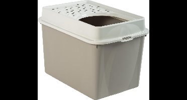 ROTHO Hop in Kattenbak Berty 50 l - Cappuccino