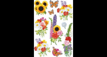 Haza Original Etiketten 10 Stuks 16 X 9 Cm Bloemen & Vlinders