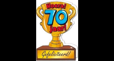 Trofee kaart - 70 jaar