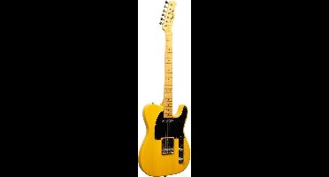 Phoenix Elektrische Gitaar Telecaster Eg-492mf 25 1/2" Geel
