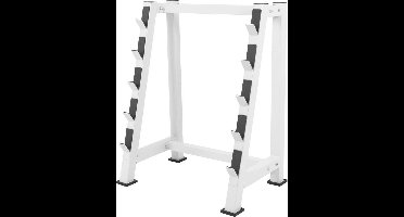 Gorilla Sports Halterrek - Standaard voor halterstangen - Wit