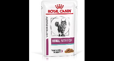Royal Canin Renal Kat - zakjes 12 x 85 g vis
