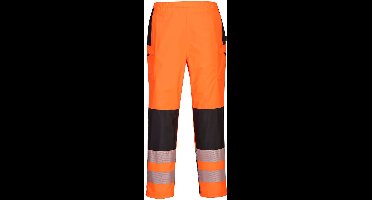 Portwest PW3 Hi-Vis Dames Regenbroek PW386 - Oranje/Zwart - L