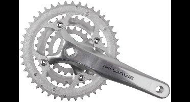 M-wave 8/9 Speed Rechter Crank Zilver 170 mm / 44/32/22t