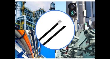 TRU COMPONENTS TC-12647600 Stalen kabelbinder 680 mm 4.6 mm AISI 304 Met coating 100 stuk(s)