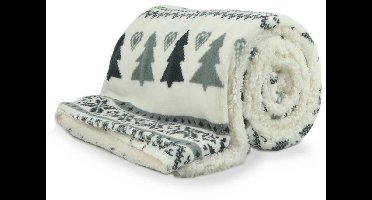 Unique Living | Wonderful plaid 130x160cm white