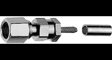 Telegärtner 100024906 100024906 SMC-connector Bus, recht 50 Ω 1 stuk(s)