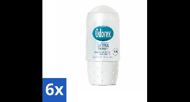 6 x Odorex Deodorant Roller Ultra Protect 50 ml - Deodorant Roller - Zweetvermindering - Okselbescherming - Huidverzorging - Alcoholvrij