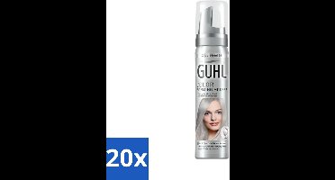 20 x Guhl - Kleurmousse - Zilverblond No. 98 - 75 ml - Kleuraccent - Zilverblond - Haarverf - Haarverf Mousse - Haarverf Zilverblond