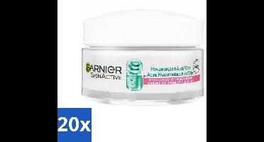 20 x Garnier - SkinActive - Dagcrème - Hyaluronzuur & Aloë Vera - Hydraterend - 50 ml - Hyaluronzuur Crème - Aloë Vera Crème - Hydraterende Crème - Dagcrème - Huidhydratatie