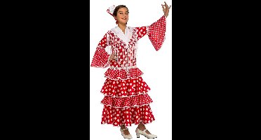 Kostuums voor Kinderen My Other Me Flamenco en Sevillana's 5-6 Jaar Rood