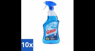 10 x Glassex Glas & Multi Schoonmaakspray 750 ml - Schoonmaken - Reinigen - Glas Reinigen - Spiegel Reinigen - Ruiten Reinigen