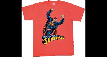 Superman Flying T-Shirt Red-XL
