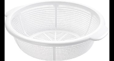 Plasticforte Keuken afgieten vergiet - wit - 31 x 10 cm - kunststof