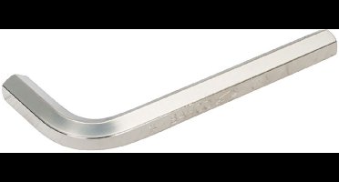 Bahco Metric Allen Type Nickel-plated Finish 19x199 Mm Hex Key Inbussleutel Zilver