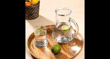 Asir - Fles - Transparant - 7,8 x 7,8 x 18,6 cm
