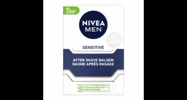 NIVEA Men Aftershave Balsem Sensitive - 3 x 100 ml - Voordeelverpakking