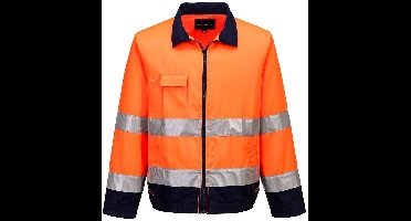 Portwest Madrid Hi-Vis Jack TX70 - Oranje/Marine - L