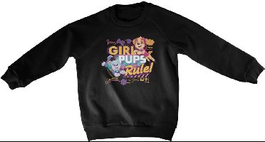 Paw Patrol Mädchen Girls Pups Rule Kids Sweatshirt NIC-31-PP008-DTF539 Black-12 Jahre