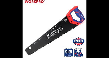 WORKPRO WP215040 Handzaag 350 mm – SK5 Staal – Teflon Coating – Professioneel