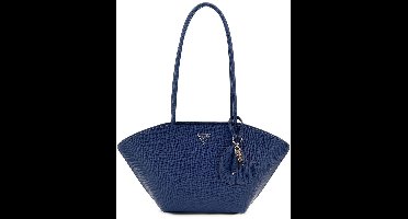 GUESS schoudertas Bolena Shoulder Satchel Bag Midnight donkerblauw