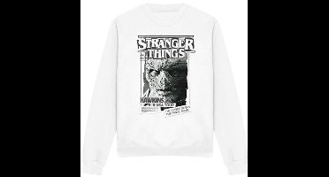 Stranger Things Season 5 - Newspaper Vecna Heren Sweatshirts - wit - L