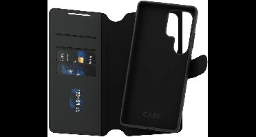 CARE by PanzerGlass Tango 2 in 1 Wallet Case geschikt voor MagSafe geschikt voor Samsung Galaxy S25 Ultra - Black