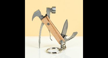 Kikkerland 7-In-1 Mini Hamertje - Hout - Outdoor - Gereedschap