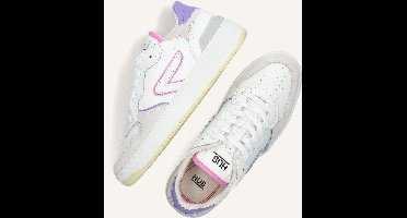HUB Smash Lage sneakers - Leren Sneaker - Dames - Wit - Maat 38