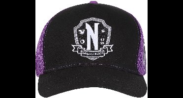 Wednesday Nevermore Cap WED08335CAC Black/Purple