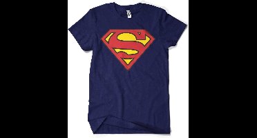 Superman Shield T-Shirt Navy-M