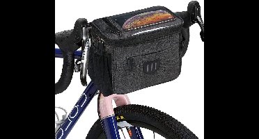 ApexArte® Stuurtas Fiets - Enkele Fietstas Afneembaar - Waterbestendig