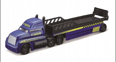 Maisto Highway Haulers Autotransporter Vrachtwagen - Marineblauw