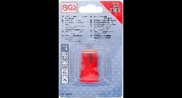 BGS VDE dopsleutel, zeskant - 3/8 - 15 mm