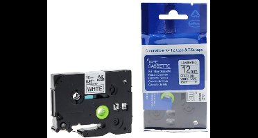 Schriftbandcassette zwart/geel 9mm x 8m voor P-touch labelprinters