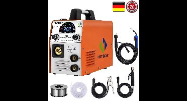 Lasapparaat – Mig Lasmachine – Tig Lasmachine – Elektrode Lasmachine – Multifunctioneel Lasapparaat – 4-in-1 Modus – Digitaal Display – Oververhitting Beveiliging