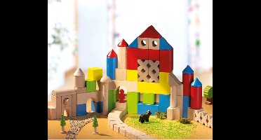 Haba Gekleurde houten blokken - 30-delig basispakket vanaf 1 jaar